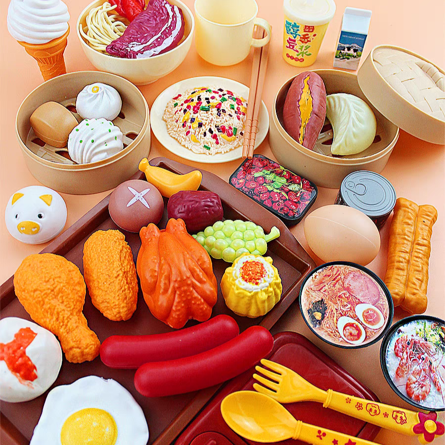 热销过家家儿童益智仿真食物模型：宝宝厨房小能手必备！激发创造力，快乐成长！-儿童食玩-淘宝好物网