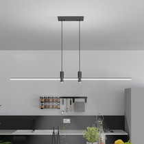 Restaurant chandelier strip simple modern 2021 New Nordic bar lamp Creative led light luxury dining table lamps