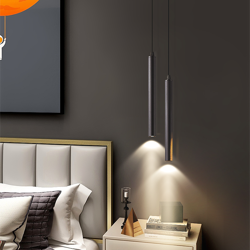 Bedhead chandelier modern simple luxury living room backwall minimal lamps adjustable long-term Nordic room bedroom lamp