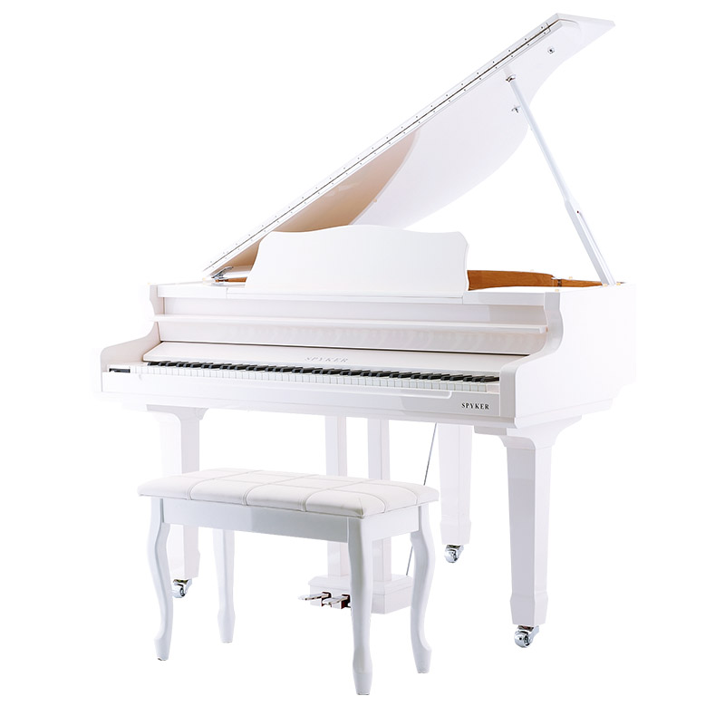 SPYKER British Spyker Grand Piano New Home Dạy Tam giác điện Piano Đen và Trắng Đỏ W136T - dương cầm yamaha cp4