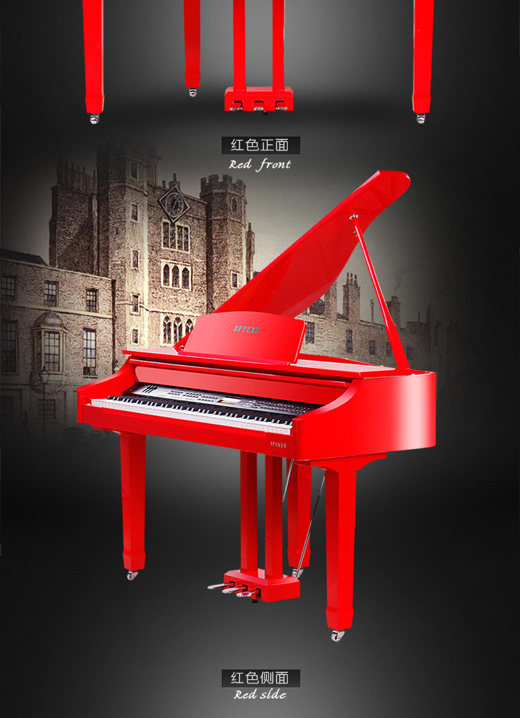 Anh Spy grand piano home dạy piano tam giác điện piano hiển thị kỹ thuật số piano 086 - dương cầm đàn piano nhỏ