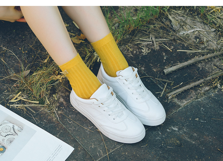 Quần tất nữ ống cotton mùa xuân và mùa thu mùa đông cotton nữ vớ không hôi chân không phai màu xu hướng vớ sinh viên vớ dài
