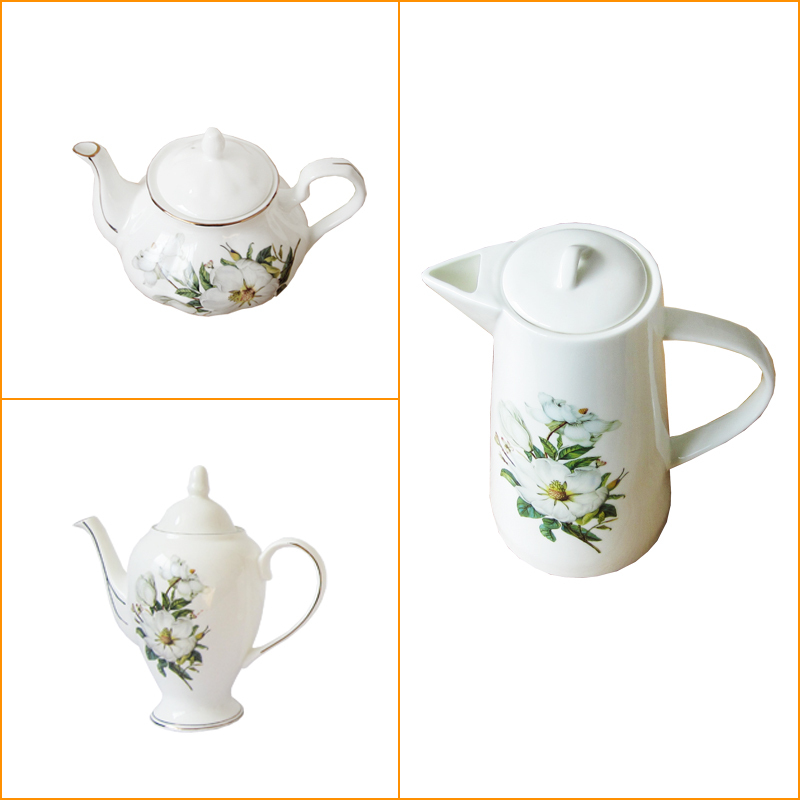 Bone China European-Style Tea Set, Teapot, Coffee Pot, Coffee Cup, Matching Teapot, English Afternoon Tea Set Bone China European-Style Tea Set, Teapot, Coffee Pot, Coffee Cup, Matching Teapot, English Afternoon Tea Set