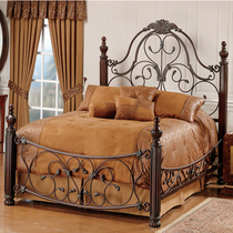 European - style bed 1 5 m single iron bed 1 8 m double bed Metro - white bed - bed Iron bed