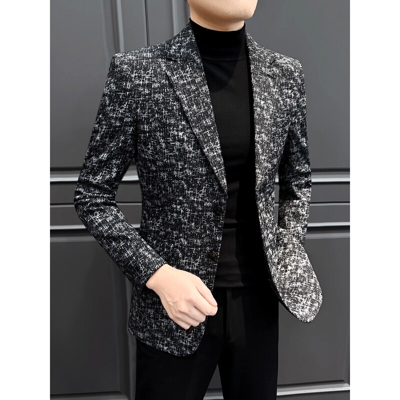 Floral Suit for Men, High-End, Stylish Jacket, Winter Wear, 2026 New Model, Super Nice Winter Coat, Casual Small Suit for Men