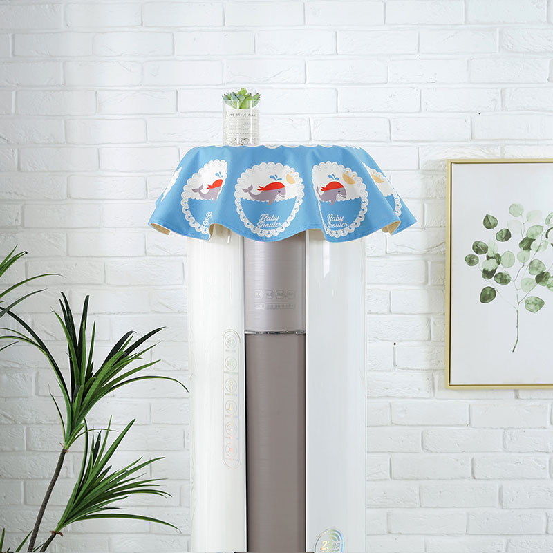 Round air conditioning hood cylindrical air conditioning top cover towel Bug force beauty Haile Orks vertical dust cover universal