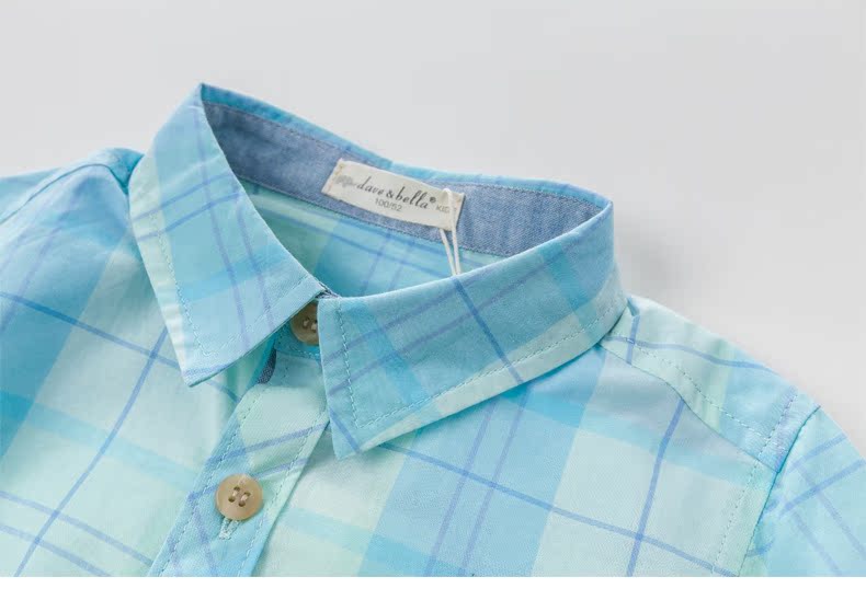 Chemise garcon DAVEBELLA à manche longue - Ref 2076400 Image 18