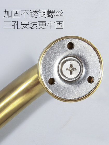 镀金浴室安全扶手304不锈钢哑亮光卫生间防滑拉手护栏杆老人防护