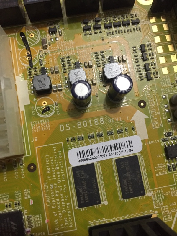 Sea Convisees Hard Disc Recorder 8616 8632 8632 N-E8 Main Board 16 32 Road DS-80188 4 8 disc