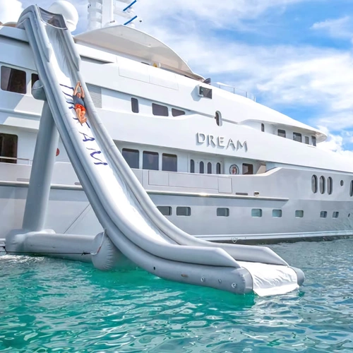 Надувная горка для уличного катания, яхта, аквапарк, развлекательное оборудование