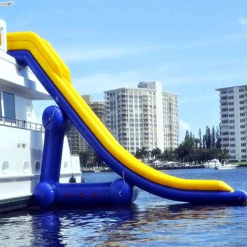 Надувная горка для уличного катания, яхта, аквапарк, развлекательное оборудование