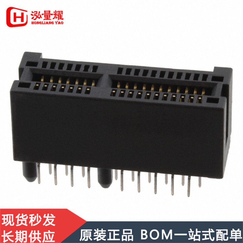 PCIE-036-02-F-D-TH Samtec/ 1.0mm 36Pin 2排 镀金PCI插座