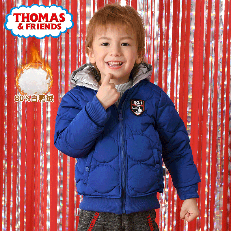(Rõ ràng Cang xuống thẳng) không khí ấm áp 2020 mùa xuân và mùa thu của trẻ em Thomas dành cho trẻ em trẻ em mới xuống áo khoác