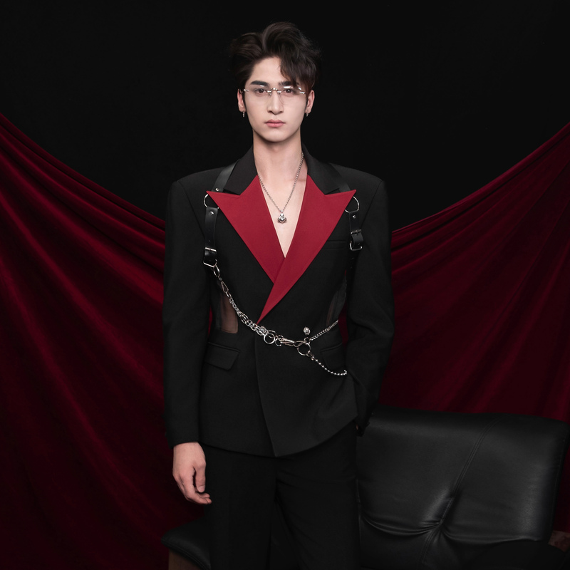 Shangjie Design Male Group Performance Series Stage Outfit Suit Jacket Youth Stage Suit Original