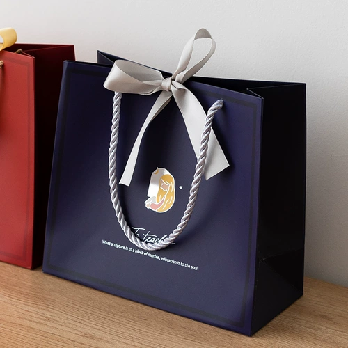 Льняная сумка, упаковка, подарочная коробка, подарок на день рождения, изысканный стиль