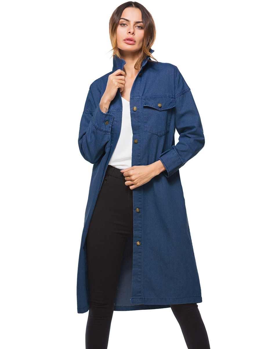 light blue spring coat