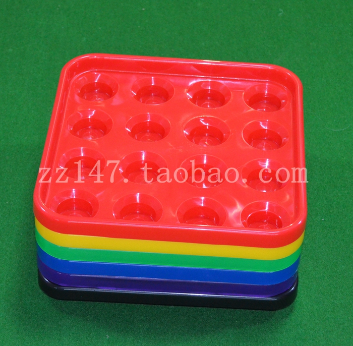 Billiard cung cấp phòng billiard phụ kiện màu sắc Người Anh snooker Mỹ nhựa billiard khay tải hộp bóng bộ bàn bi a