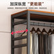 Walk-in closet home bedroom laminate adjustable coat rack open wardrobe floor-standing clothes rack