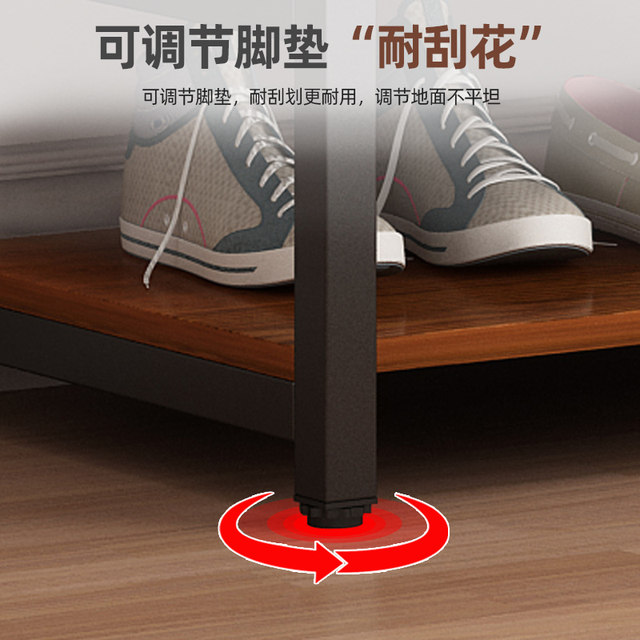 Walk-in closet home bedroom laminate adjustable coat rack open wardrobe floor-standing clothes rack