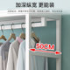 Solid wood walk-in closet home bedroom open wardrobe floor-standing combination storage rack coat rack coat rack