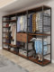 Open wardrobe household bedroom cloakroom coat rack storage rack simple floor-standing clothes rack walk-in rack