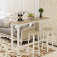 Modern simple small bar against the wall bar table long table narrow table high corner table wrought iron bar table stool home