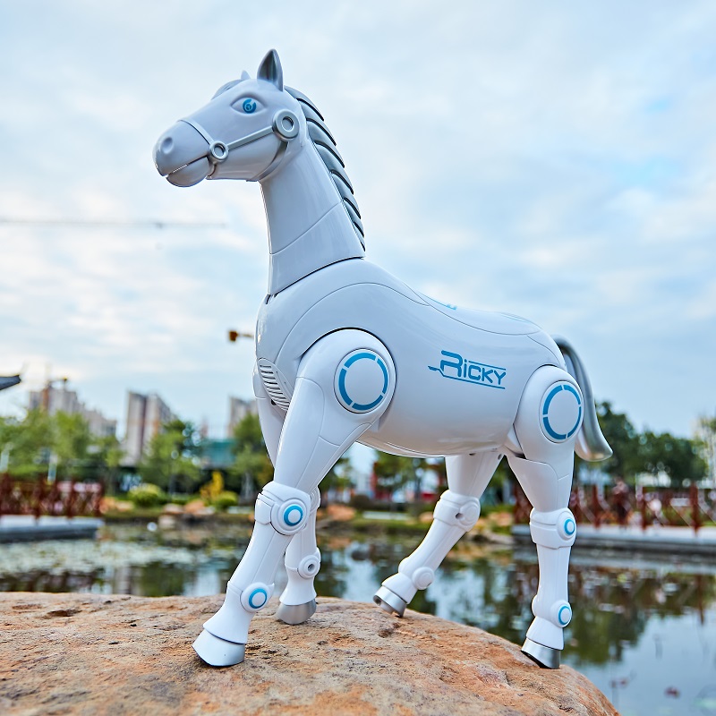 Children's intelligent remote control robot toy simulation animal electric horse 1 year old baby 2 men 3 women 4 children birthday present-Taobao