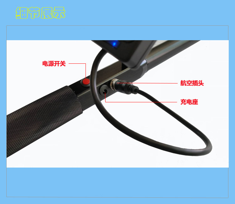 Под автомобиль Mirror Search 伸缩式拉杆生命探测仪v6s搜索仪车底检查仪可视3.6米高清摄像机 Kzx