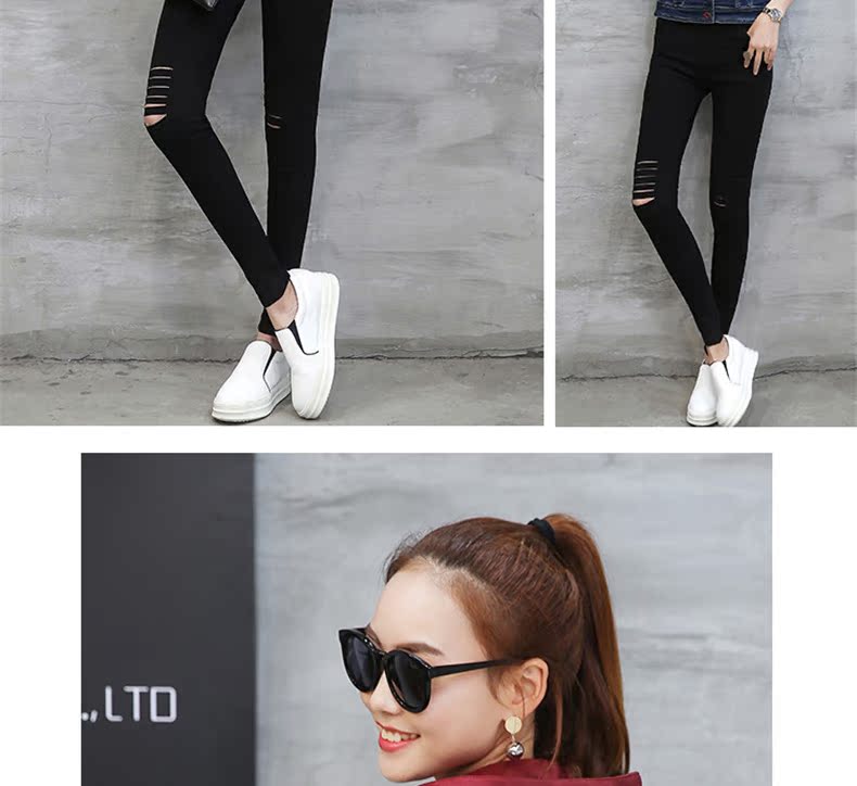 2017 mùa thu nữ mới phiên bản Hàn Quốc của bf denim lỏng mùa xuân và áo khoác mùa thu hoang dã áo khoác dài tay trùm đầu ngắn váy nữ