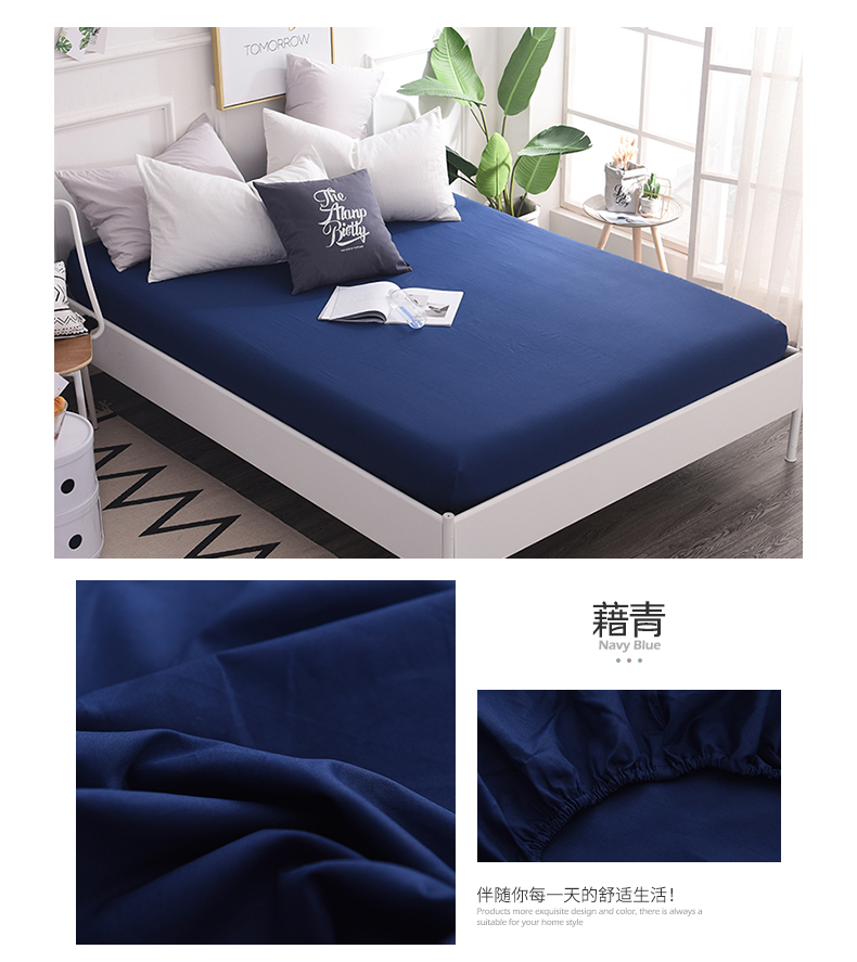 Fitted Hengyuanxiang duy nhất mảnh giường bông bông bộ khăn trải giường tấm 1,5 1.8m 1,2m Simmons bảo vệ tay - Trang bị Covers Mẫu ga phủ giường