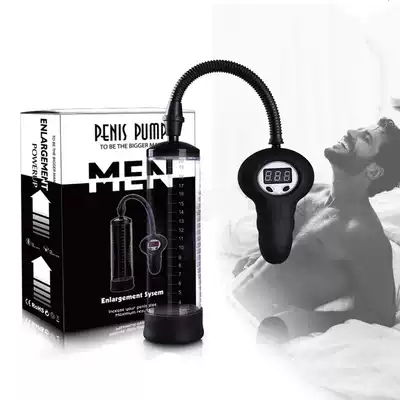 Male function Digital Display electric negative pressure Tintin stretching exerciser penis erection pump system