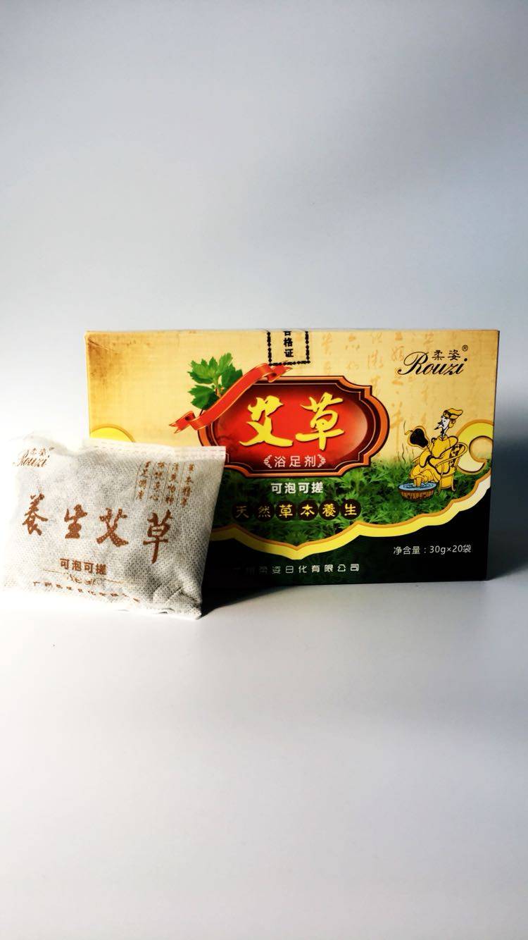 Soft wormwood bag wormwood bath bag can be rubbed and soaked