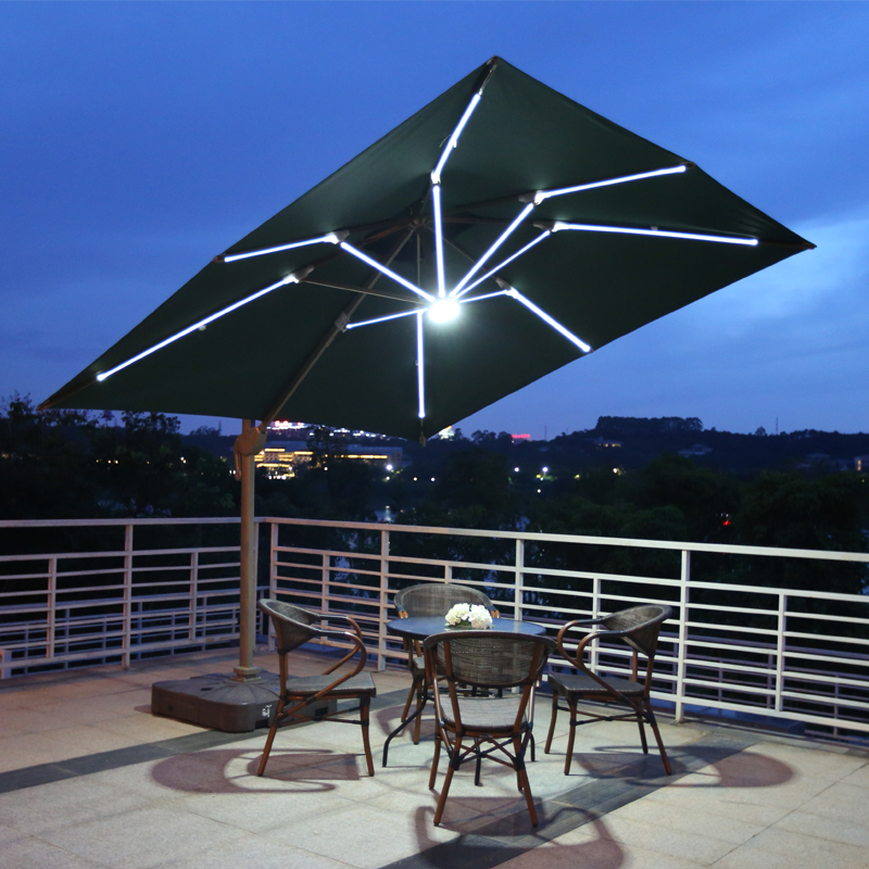 Impression parasol Large outdoor stall Garden umbrella Outdoor Roman umbrella Open-air balcony Solar umbrella