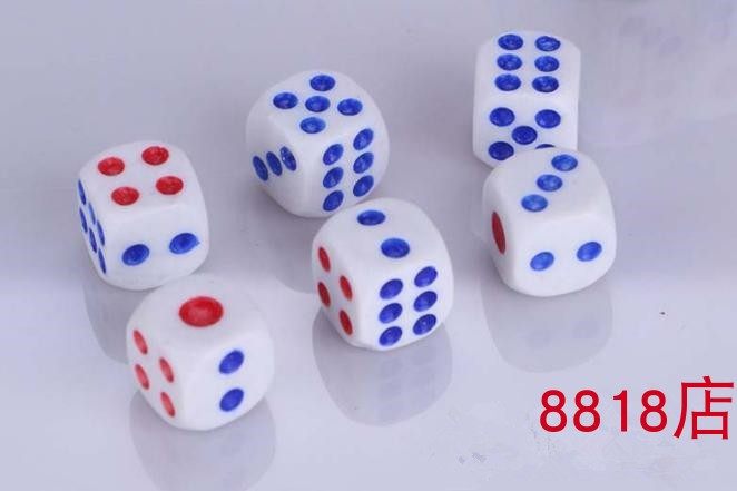 Manufacturer plastic dice 6 sides six-sided counting dice nightclub bar supplies KTV entertainment special game sieve