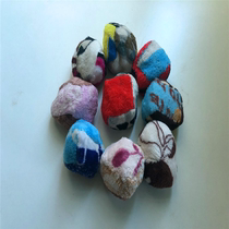 5 velvet sandbags colorful plush sandbags childrens game sandbags double-layer protection without sand leakage