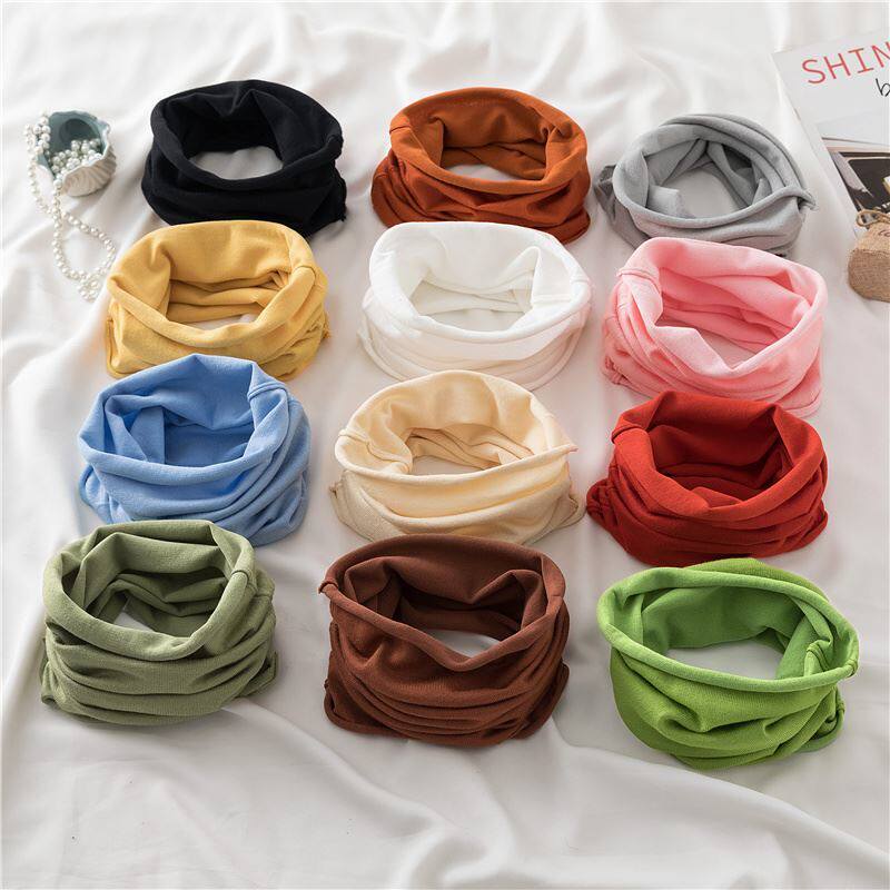 Head scarf lady around neck fashionable neck neck female neck cover warm knitting false collar pure color