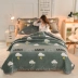 Tinh thể ba mảnh nhung ren trải giường bông quilting đa mảnh bìa tatami mat dày chăn lint - Trải giường