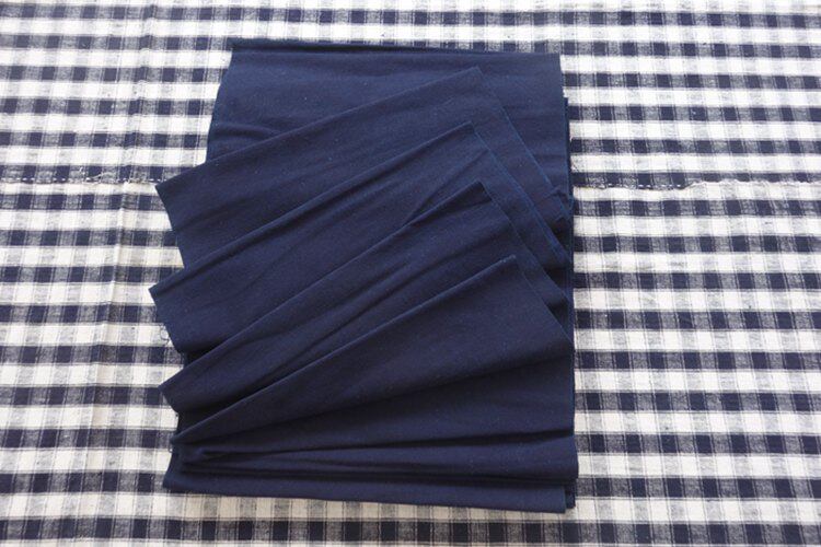 Home Tone Cabinet Seeking to know Sound Guangxi Miao Handloom cotton cloth Blue indigo Dyeing Whole 12 86 * 36 c-564 Dual-Use
