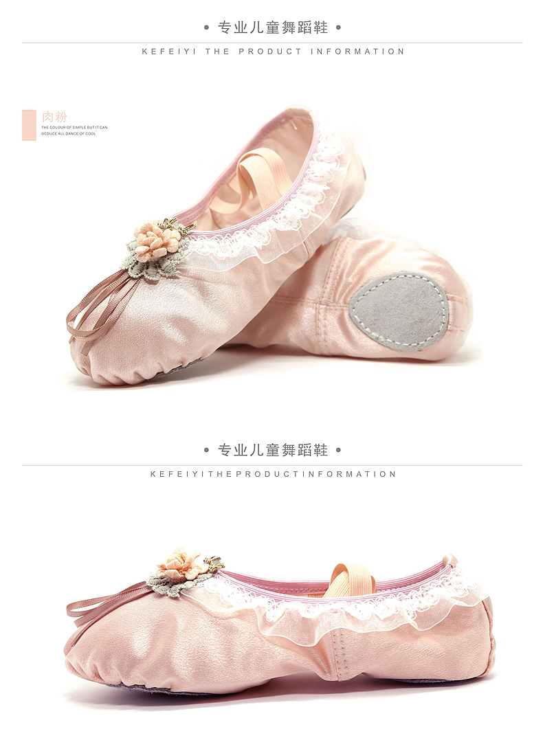 Chaussons de danse enfants en en tissu - Ref 3449033 Image 12