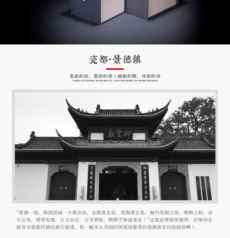 Jingdezhen blue and white hand - made ceramic kung fu tea tea masters cup tie up lotus flower grain ceramic cup sample tea cup