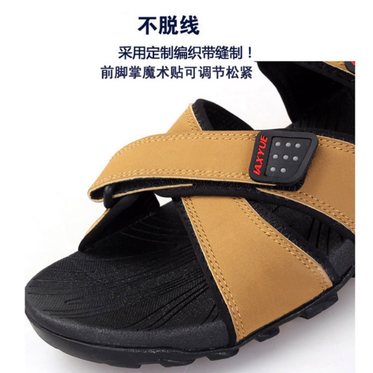 Giày nam nam sandal đế dày Rome ngoài trời sandal da mùa hè Giày đi biển mùa hè phiên bản Hàn Quốc của xu hướng dép Việt Nam giay the thao nam