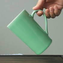 Longquan celadon large teacup ceramic mug beer mug large-capacity beer mug summer water mug