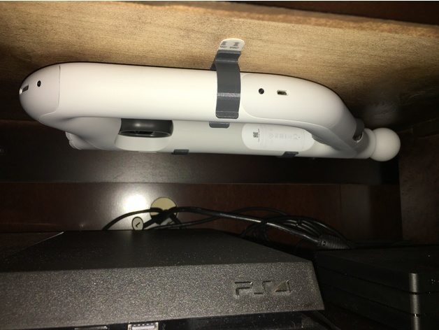 psvrAIM light gun table off the shelf Playstation VR cursor light gun table clip Under the table bracket Under the table