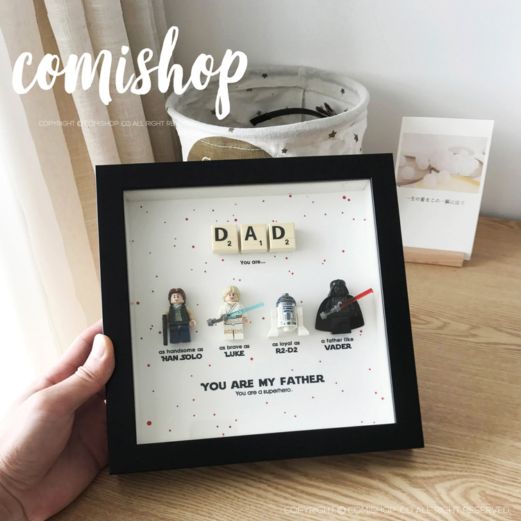 Export to Nordic Cities, Give Dad a Hero Series Three-Dimensional Desktop Decoration as a Father's Day Gift