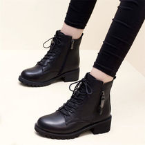 Tide 2020 autumn and winter new Martin boots womens British style student Korean version wild boots flat lace-up boots womens boots