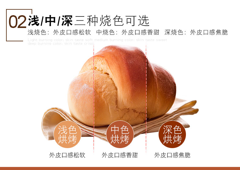 Gee BM5102 Toaster Home Bánh mì đa chức năng Mì tự động máy làm bánh mì tự động