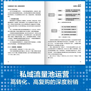 正版 私域流量池运营高转化高复购的深度粉销微信公众号社群小程序视频号B站抖音快手私域流量引流运营推广变现技巧私域流量书籍