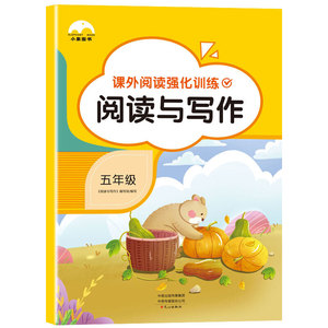 正版荣恒教育 文心阅读与写作五5年级 四色 人教版专项书上册下册阶梯与写作答题技巧每日一练部编版小学生作文技巧素材练习