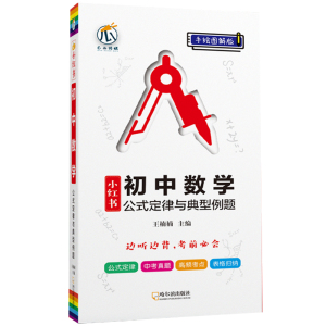 正版 初中数学公式定律与典型例题 手绘图解版小红书 七八九年级适用 瓜二传媒南瓜姐姐*楠楠 中学教辅初中数学例题 哈尔滨出版社
