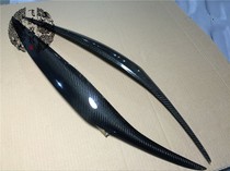 Suitable for 13 Fiesta carbon fiber eyebrows 13 Fiesta headlight eyebrows carbon fiber decorative stickers for headlight eyebrows
